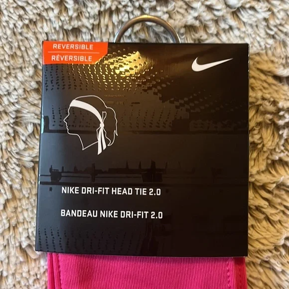Nike Dry Fit Head Tie 2.0- Special Edition Breast Cancer Awareness, DISCONTINUED - Picture 2 of 3